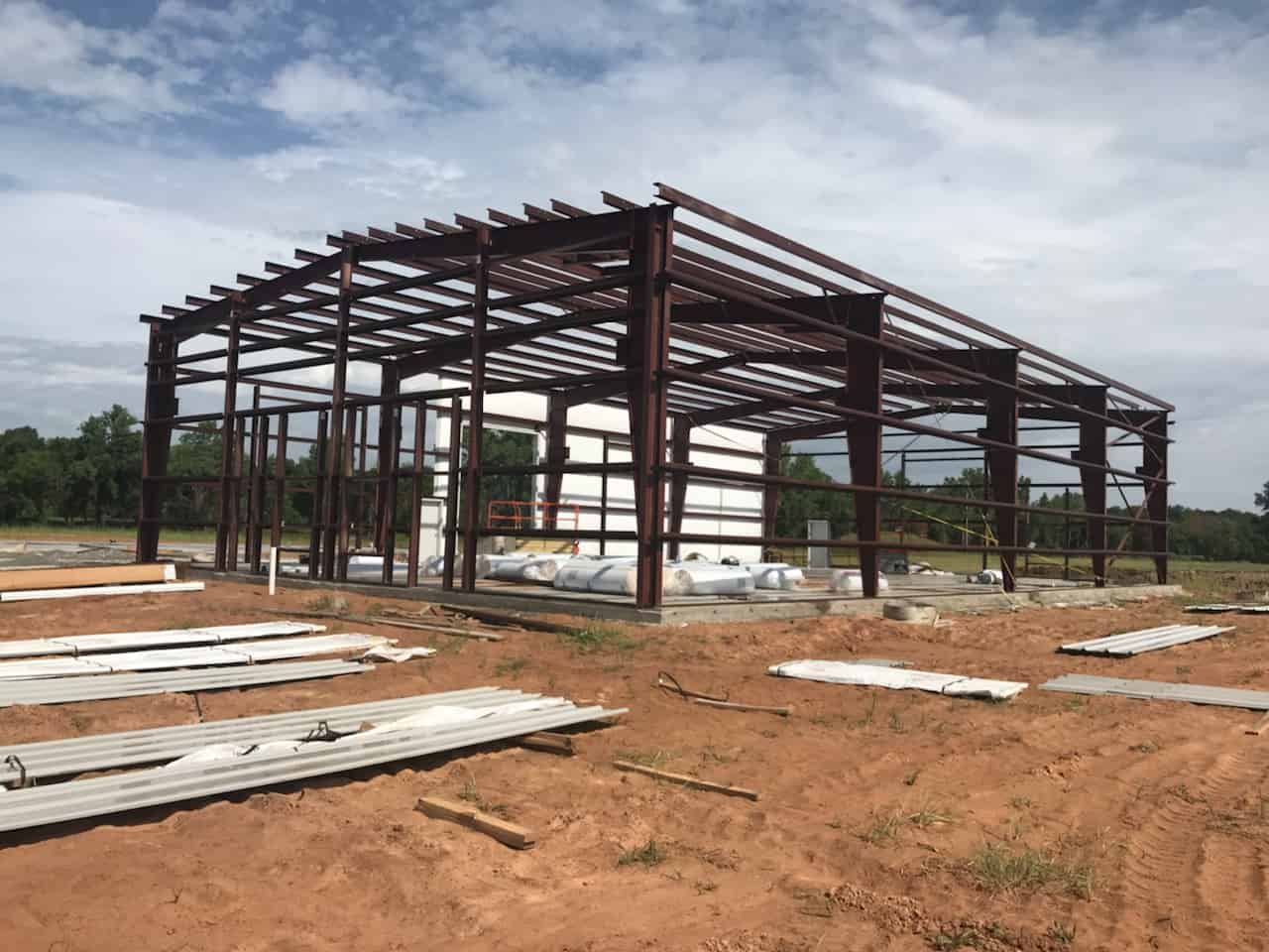 Tahlequah commercial building being built by a local construction company